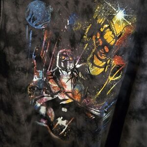 Marvel Guardians of the Galaxy Star-Lord Tie Dye Graphic T-Shirt Mens 3XL Black